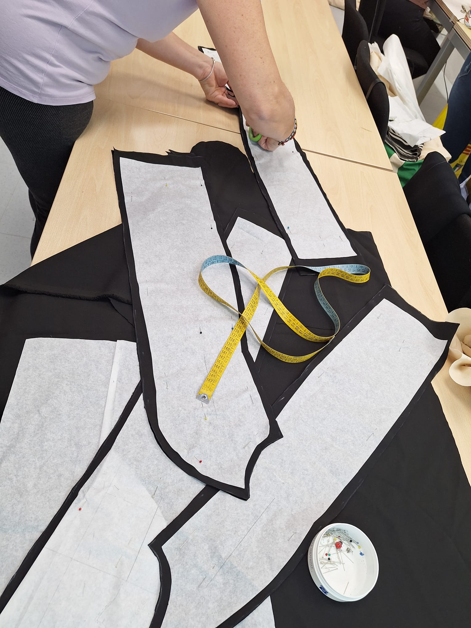 Studentessa al lavoro